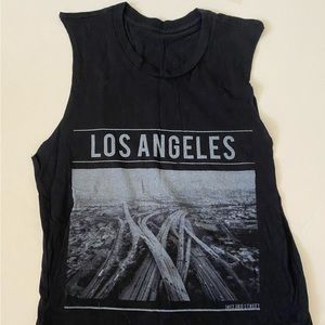 Brandy Melville Los Angeles Muscle Tank Top
